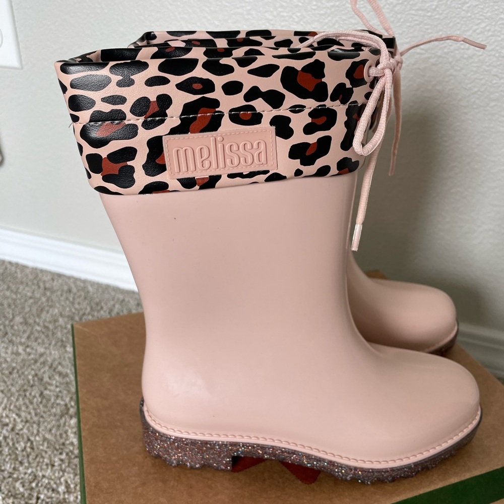 NEW mini Melissa girls rain boots - Picture 3 of 6